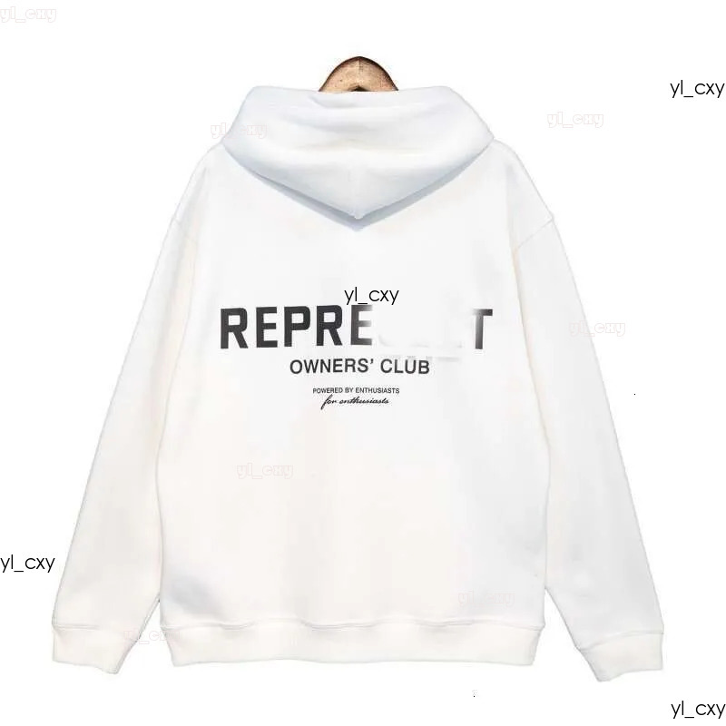 Representerst Hoodie Fashion Designer Hoodie High Quality Clothes Letter Tide Brand Wild Casual American Loose Couple Sweater Coat Hoodies daa