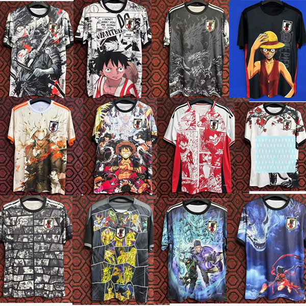 Japon 2024 Jerseys de football Dessin animé Isagi Atom Tsubasa Minamino Asano Doan Kubo Ito Femmes Kit Enfants 24 25 Uniforme spécial japonais Fa