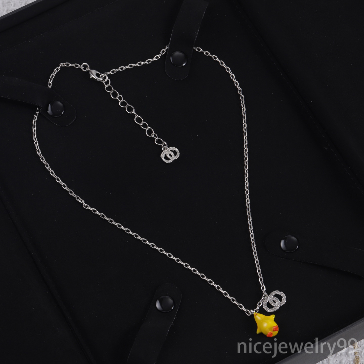 chaînes de perles en cristal de cuivre strass collier pendentif de mode bijoux de créateur pour les femmes