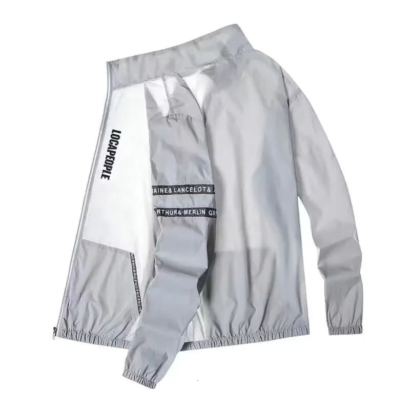 Summer Sun Protection Clothing Mens Casual Waterproof Quickdrying Bicycle Hooded Jacket Plus Size Hiking Thin Skin windbreaker 260609BANJIA
