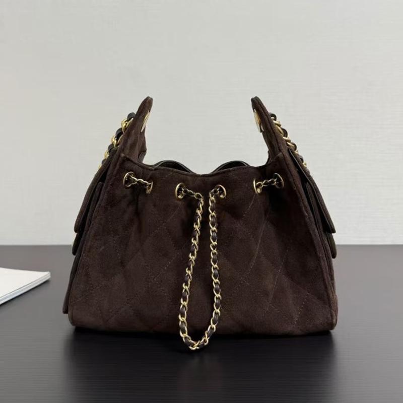 Fashion mini crossbody designer bags ladies 2026 women's light luxury vintage bucket bag drawstring suitable sac a main golden hardware exquisi