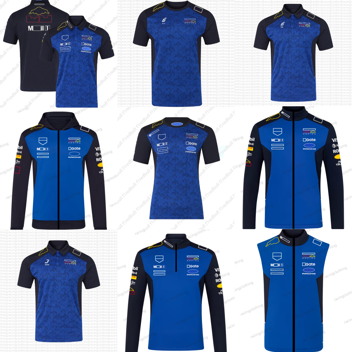 Veste à capuche f1 2026 de haute qualité T-shirt Formule 1 T-shirt f1 Nouvelle saison équipe de course POLO Fan décontracté respirant veste de co