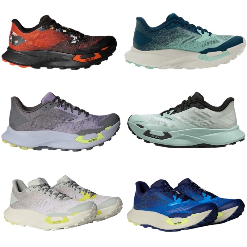 VECTIV Enduris 4 Long Distance Trail Running Shoes Cushioned Stable Trainers Anti-Slip Lugged Sole Footwear for Mountain Trail Jogging Off-Road Trai