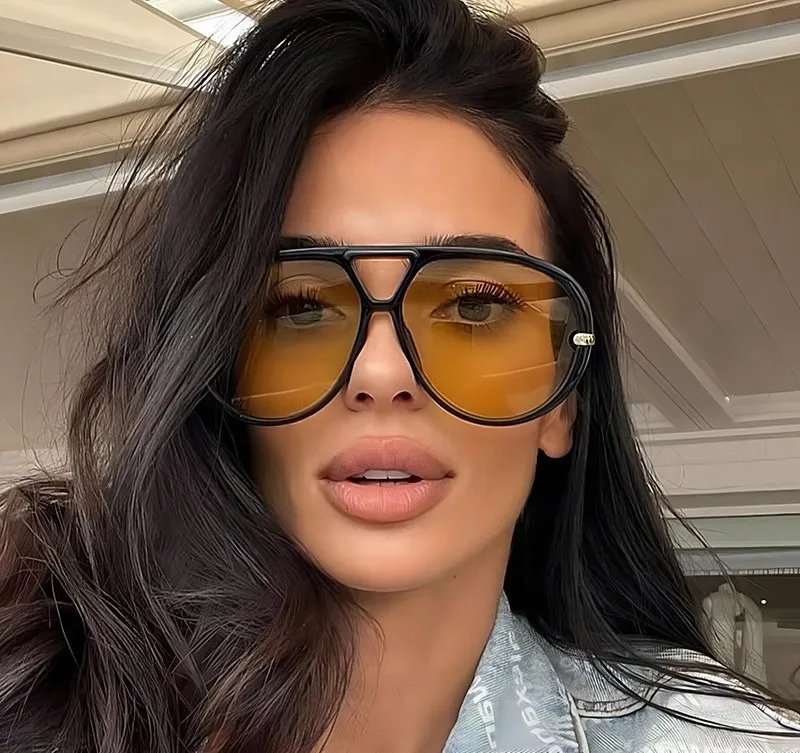 Men women designer sunglasses universal carriage pattern luxury polarized uv400 oversized cat eye shades for driving beach travel popular eyewear fo