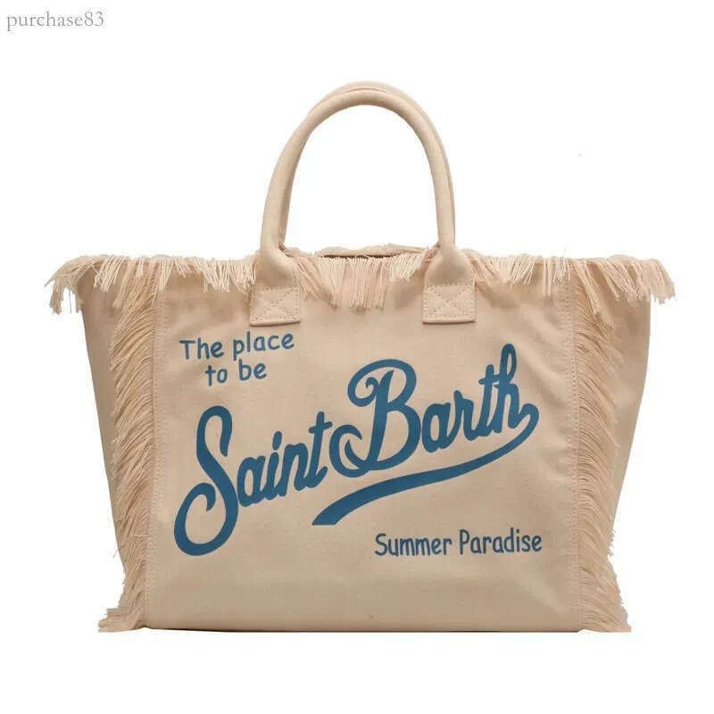 Denim toile nylon saint barth plage fourre-tout Designer épaule femmes hommes sac à main de luxe pochette travail ordinateur sac été léopard band