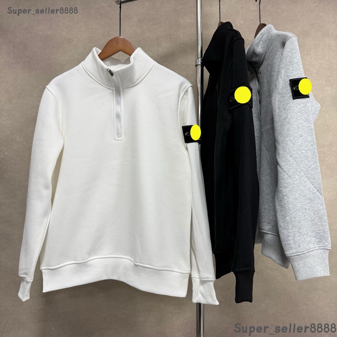 Topstoney Men Jackets Stones Mens Hoodies Tops Designer Tracksuit Tech Fleece Joggers Sweatshirt Womens High Quality Cotton Hooded With Badge Jumper