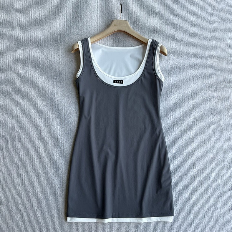 Women Classic Bodycon Dress Summer Designer Slim Fit Skinny Dress Cozy Home Outdoor Casual Versatile Dress