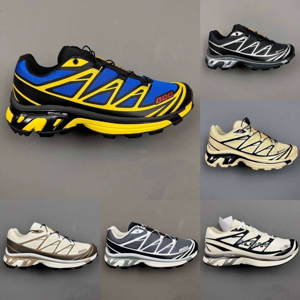 Designer Mens Womens Running Shoes XT6 XT-6 GTX Outdoor Hiking Trail Trainers GoreTexShoes MM6 Silver JJJJound Safari Black Asphalt Camo Vanilla