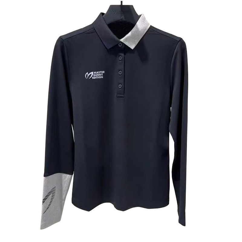 Golf long sleeved T-shirt Spring and Autumn New Product Women's Outdoor Quick drying Sports Shirt Breathable and Comfortable POLO Shirt Versati