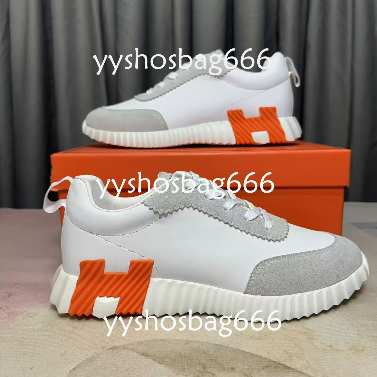 Designer in-stock sneakers, breathable and trendy, same style as popular with female influencers, comfortable men's shoes, fashion Low-top casu
