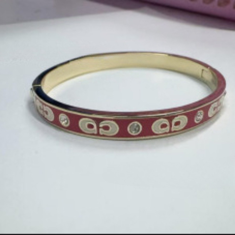 Enamel bangle gold plated Luxury letter women classic letters designer lover couple bangles bracelets jewelry designer white black enamel cuff bangl