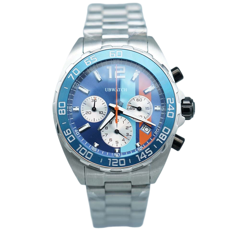 TAG Heuer Formula 1 Quartz Chronograph Stainless Steel Men's Watch Stainless Steel Case Silver Case New Black Case