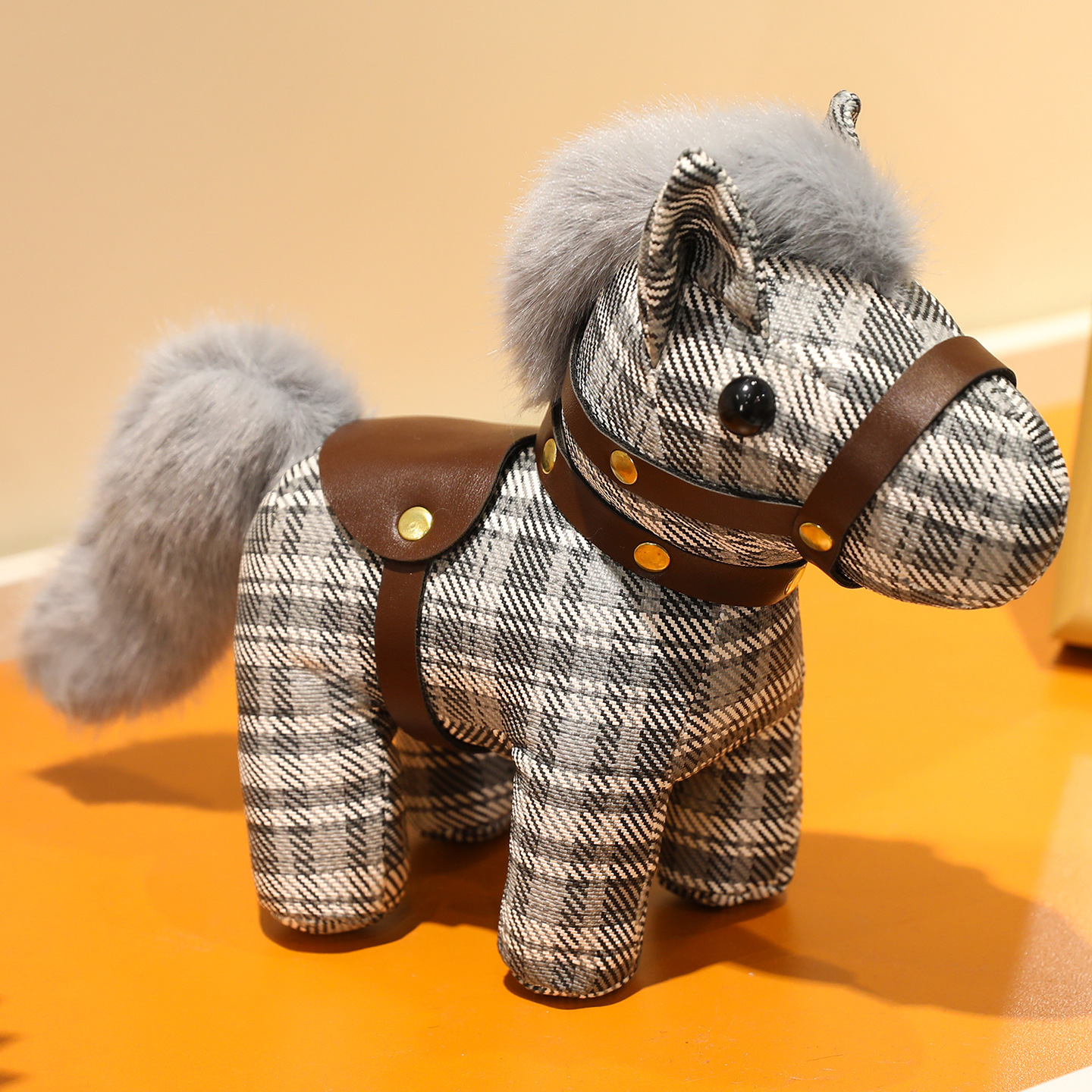 Charms 2026 Year Of The Mascot Leather Bag Pendant Trendy Versatile Horse Figurine Annual Meeting Activity Gift