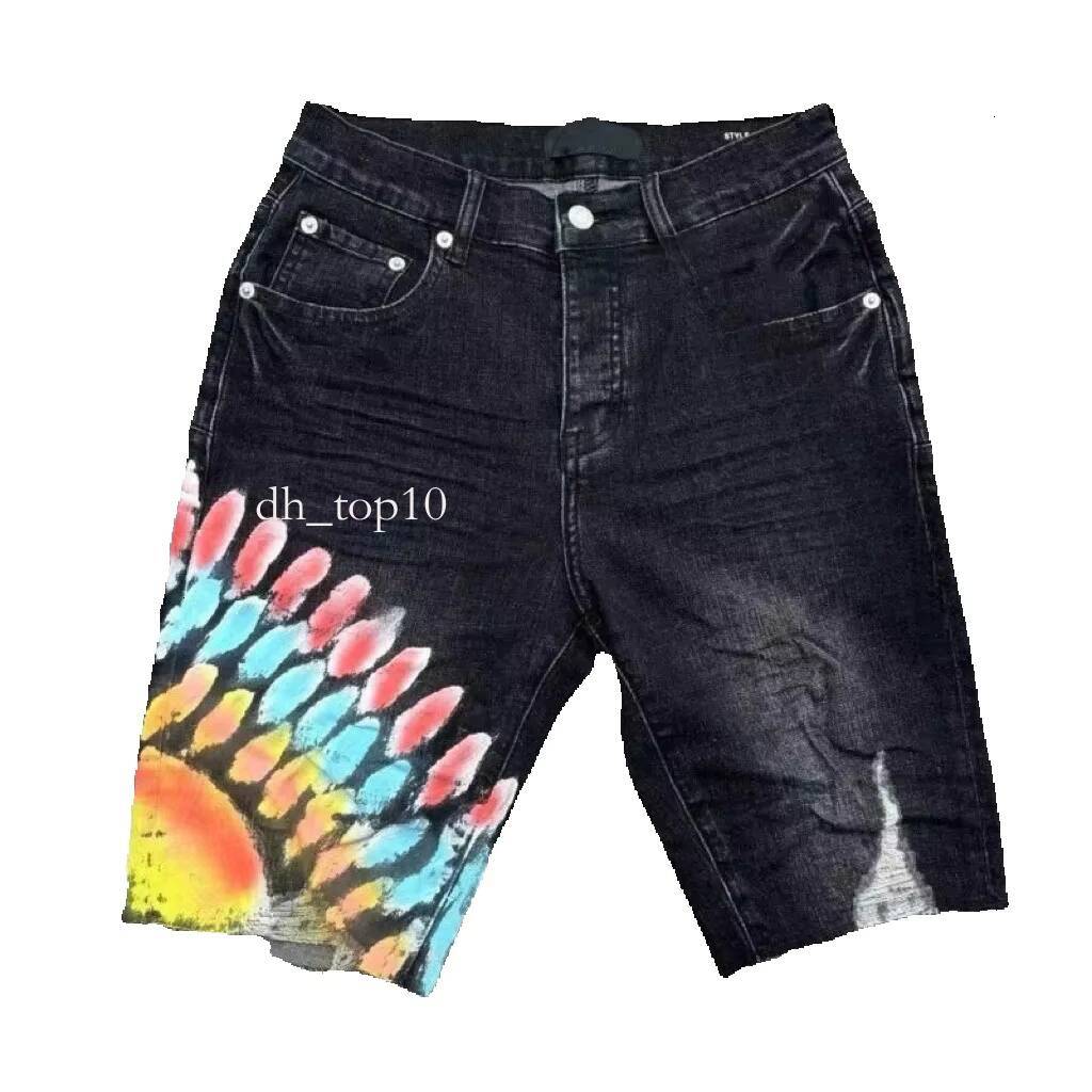 designer shorts 2025 Jeans for Mens Designer Stked Jean skinny Fashion Men Jeans Biker Straight Design Shinny designer jeans and mens jean shorts pa