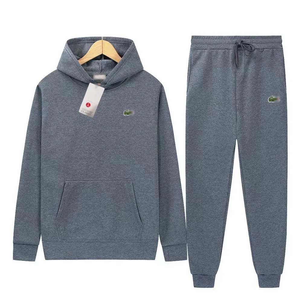 2026 Designer Casual Mens Womens Sportswear Jacquard Hoody Crocodiles Jogging Hoodie Streetwear Embroidered Hoodies Pant Men Sports Tracksuits