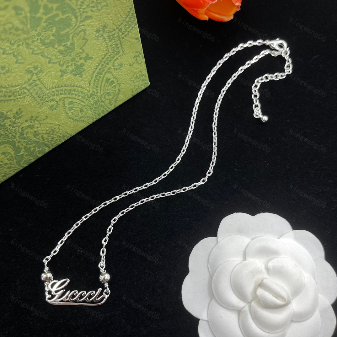 High Grade necklace silver chain mens womens twin ring Pendant tiger eagle designer necklaces fashion gift jewelry