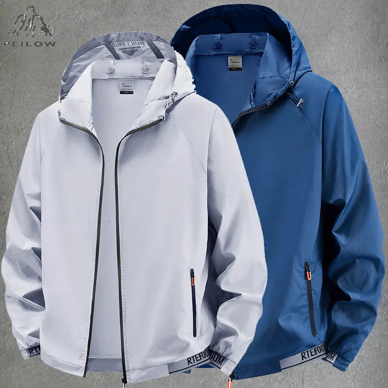Summer Lightweight Hiking Jackets Men Fishing Cycling Hooded Gym Sports Running Coat Outdoor SunProtective Jacket Clothing 260609BANJIA