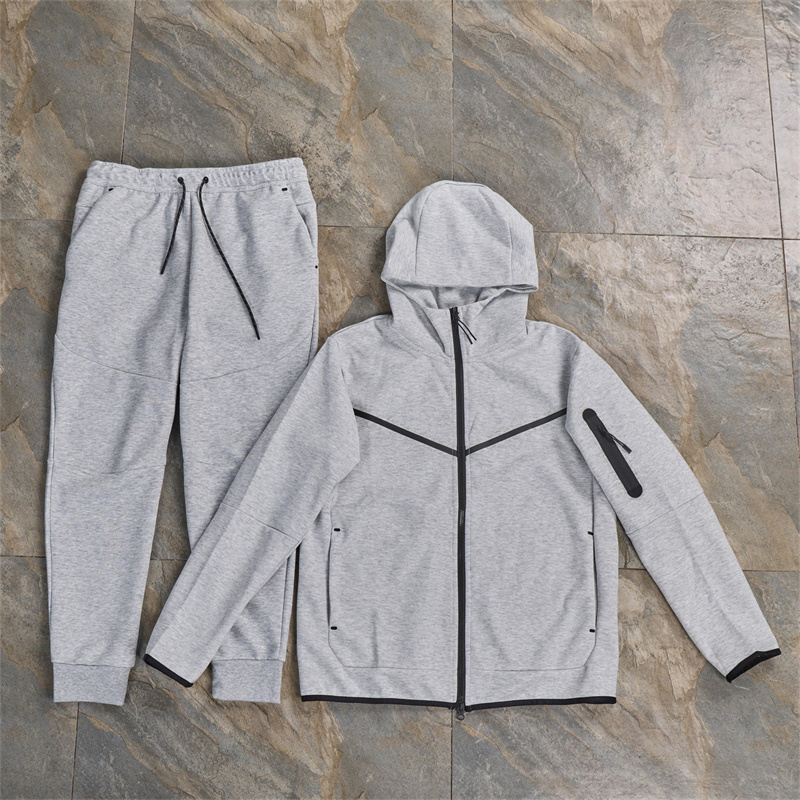 Designer tracksuit tech fleece sweatpants women tracksuit with Zipper Pocket Sweat absorbing material running jacket jogging suit 2 piece men pants