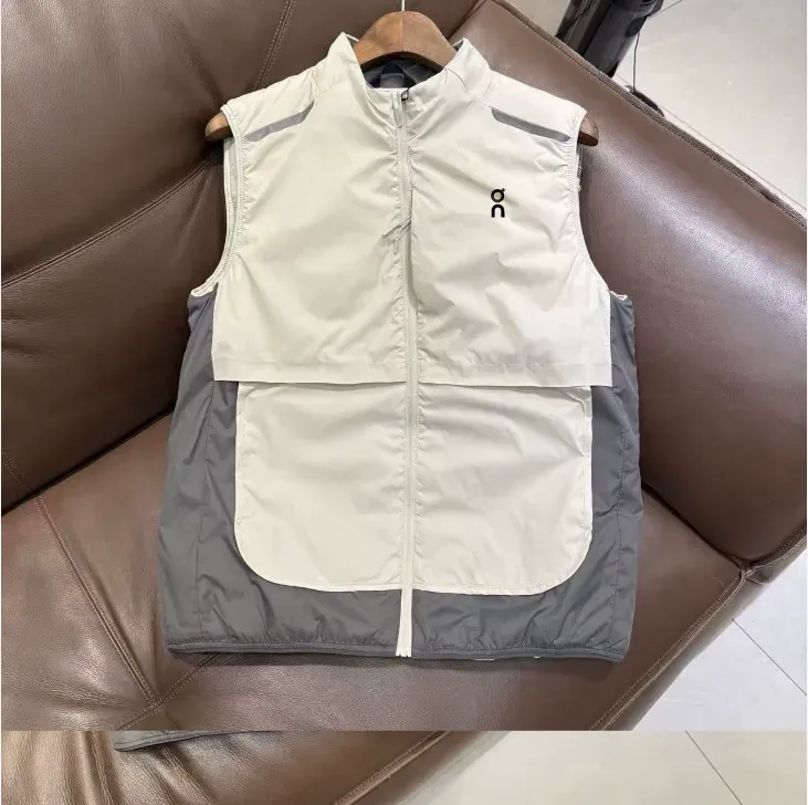 Mens sports sleeveless jackets vest designer warm gilet winter spring autumn coat running joggers sport waistcoat outdoor cotton down puffer jacket