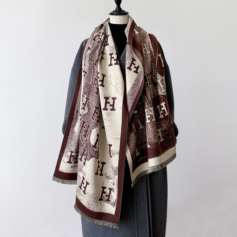 hot Luxury Scarves Solid color scarf winter long thick warm shawl versatile and comfortable scarf Free shipping