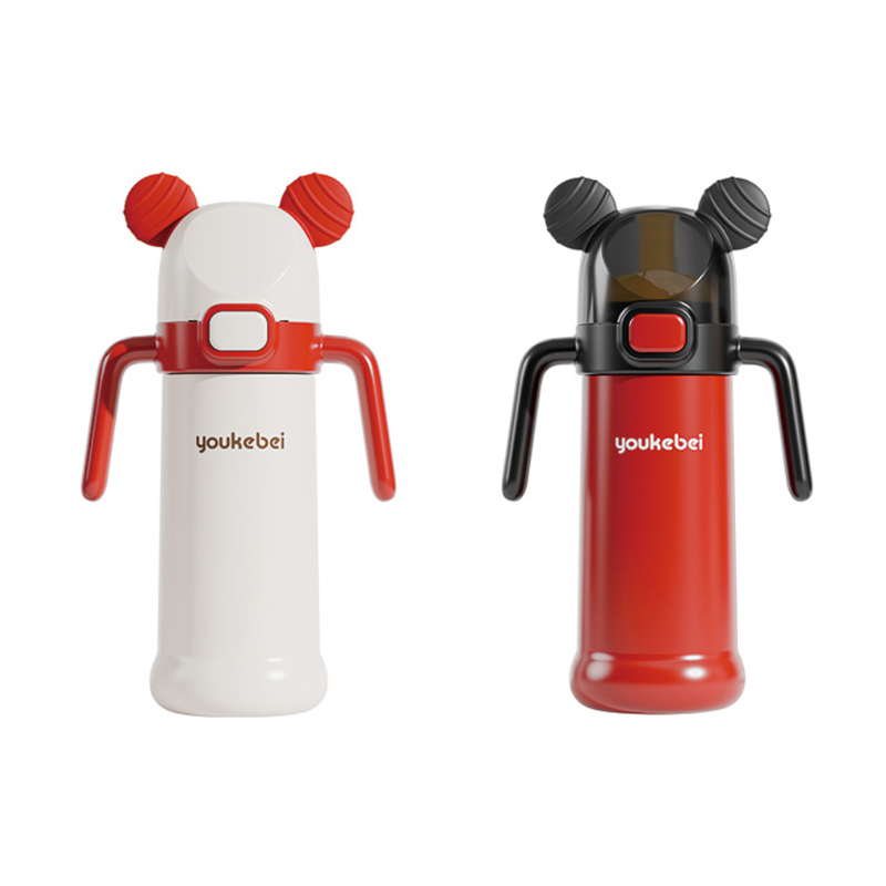 Infant and toddler insulated bottle/316 stainless steel water cup insulated cup/children's and big baby straw cup-image-1110996627
