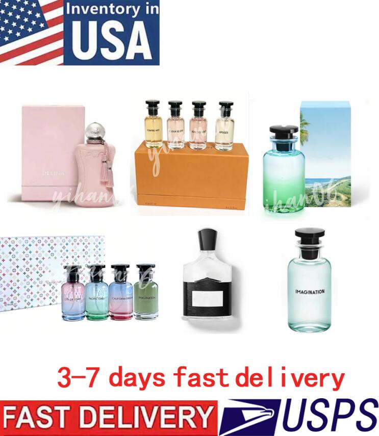 Fast Delivery US Stock 100ml Perfume IMAGINATION Pacific Chill Perfume Gift Set Delina Berry Crush Women Men Long time lasting Body Mist good sce-image-895091975