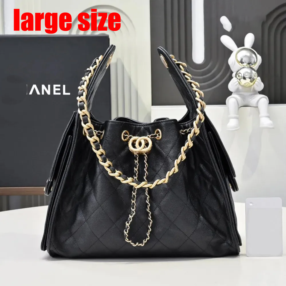 Top quality 25 26C HOBO new designer genuine leather women's shoulder bags classic hot oil wax ball pattern black gold luxury sachet crossbody