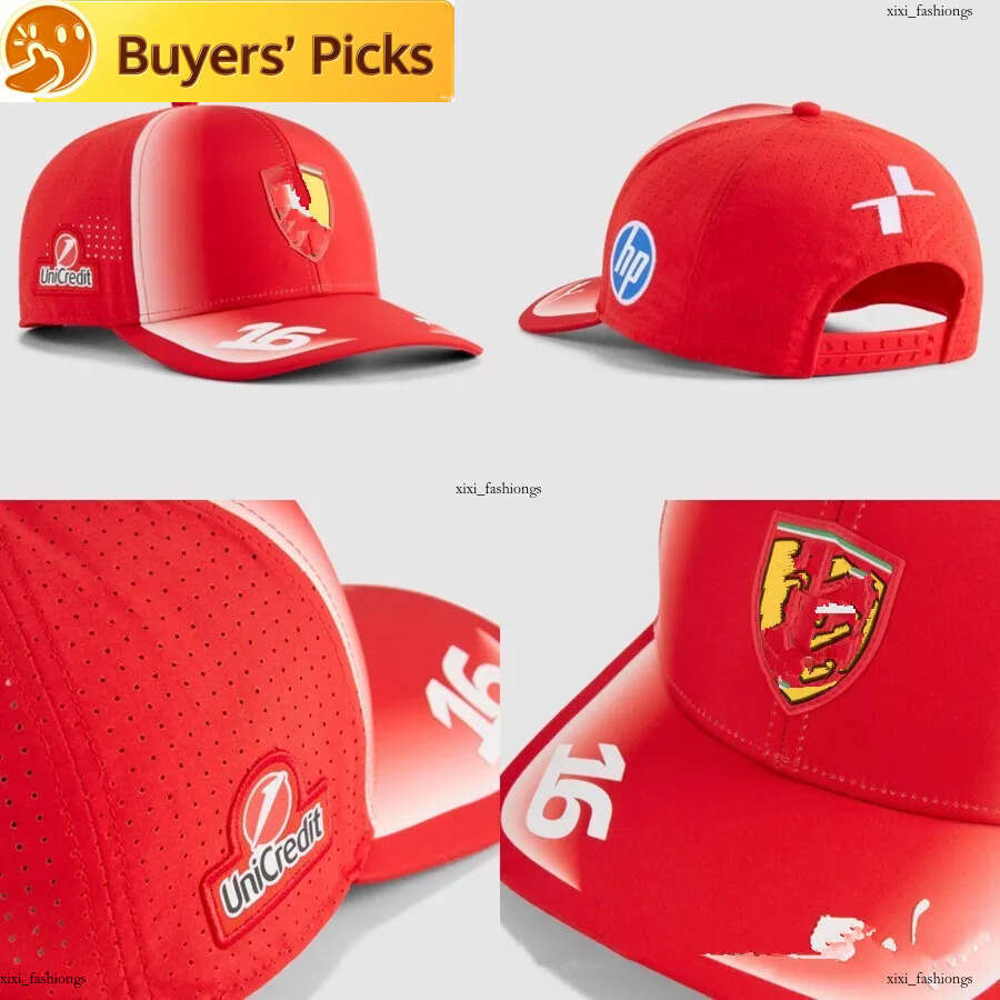 wholesale Gorra Scuderia Ferraris 2026 Charles Leclerc Roja F1 Racing cap Lewis Hamilton Designer Baseball Men Brand Snapback Womens Denim Splici