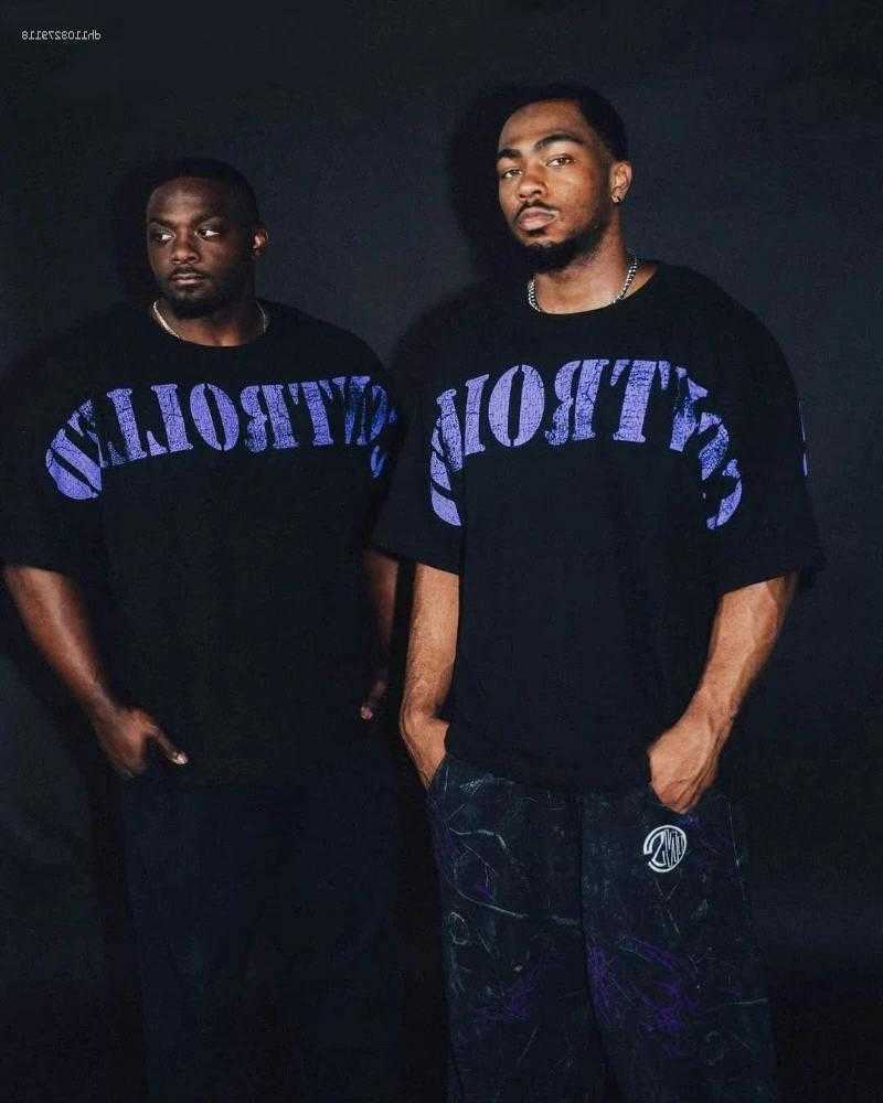 Mens T Shirts Summer Controlled Insanity T-shirt Covers Oversized Short Sve Tees Workout L260617
