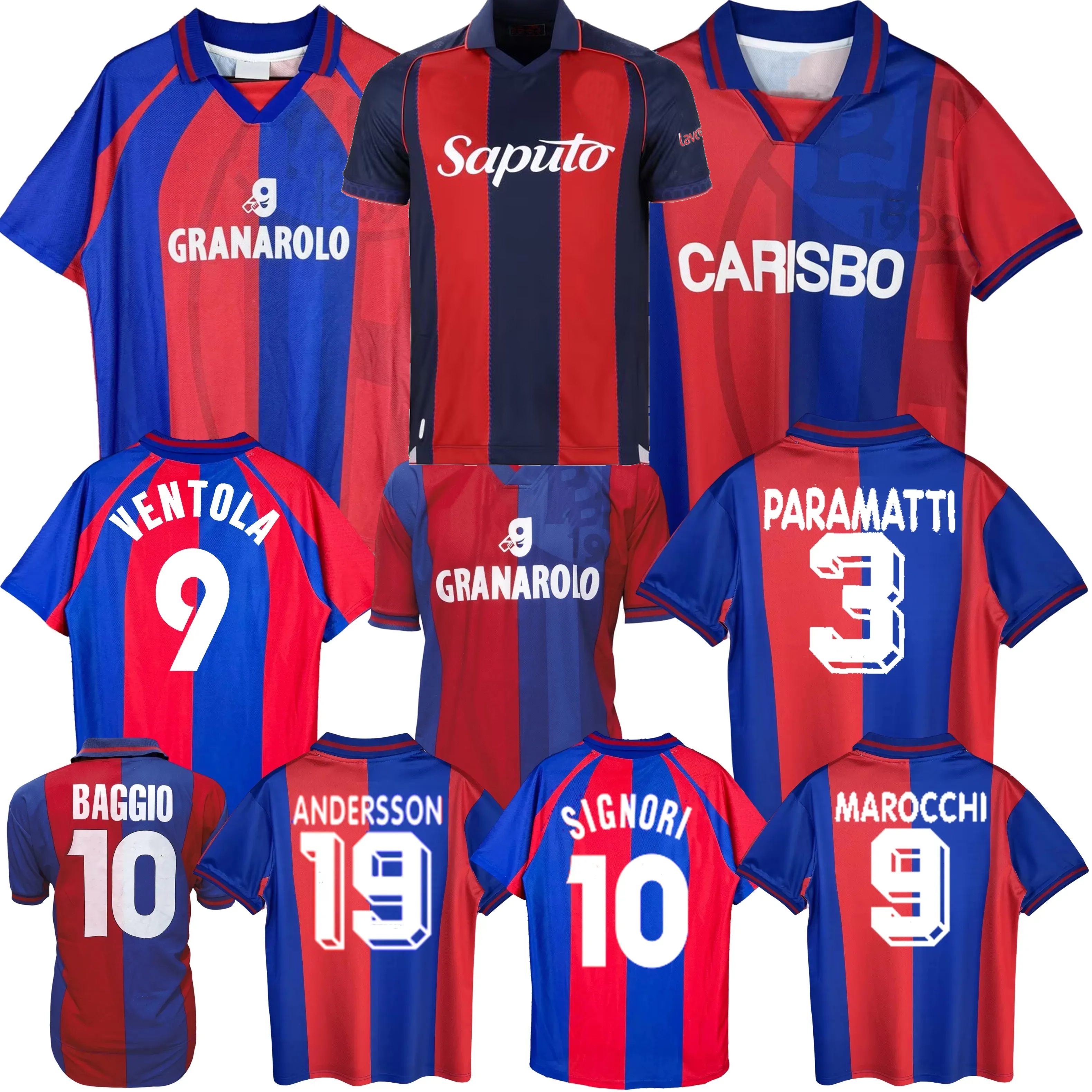 Retro classic Bologna FC Soccer Jerseys 1996 1997 1998 1999 2000 2026 2027 BAGGIO DOVBYK CAMBIAGHI BERNARDESCHI ORSOLINI THEATE DARMIAN football
