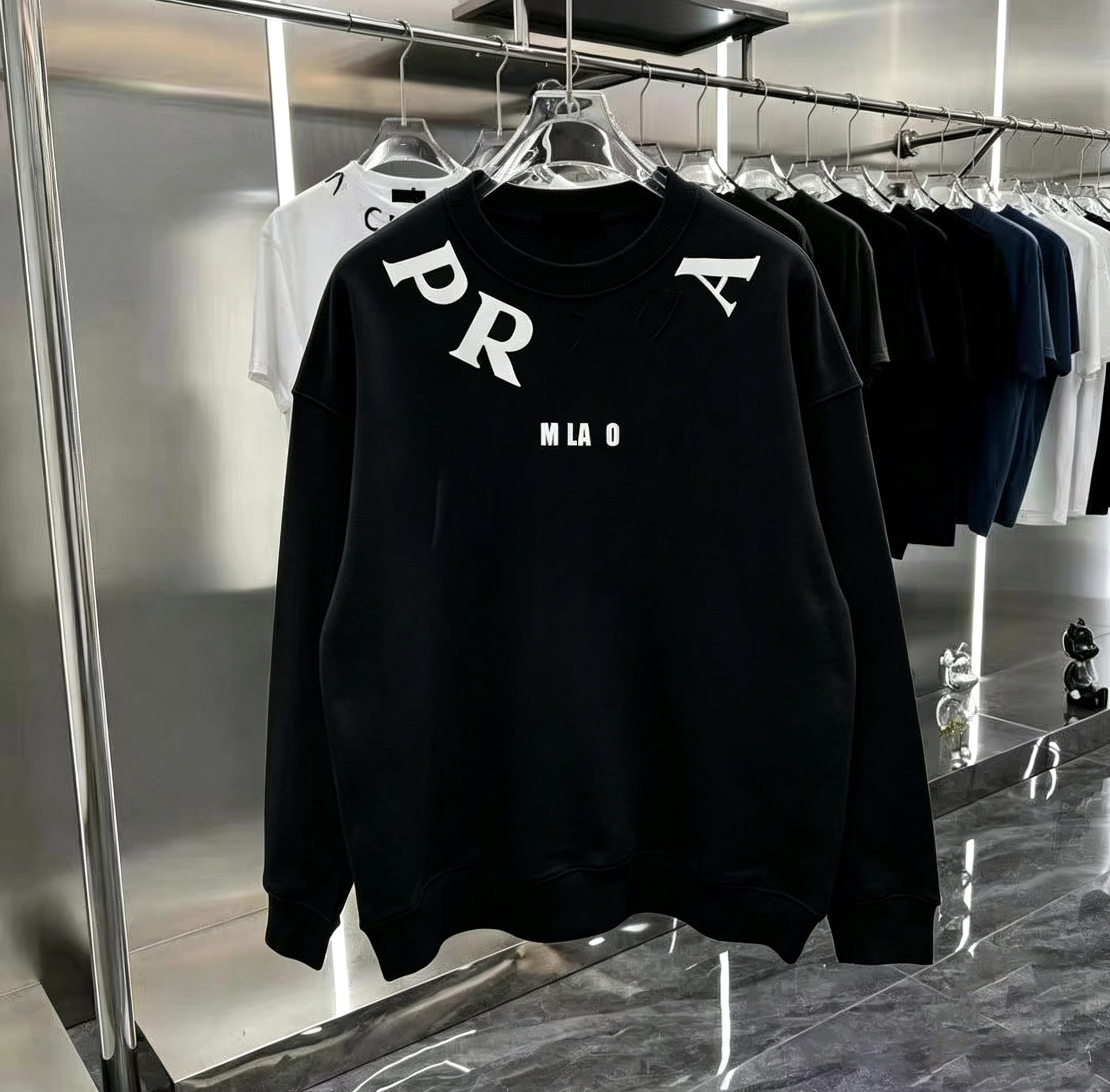 P Tank Top Men's Sport Casual Hooded Sweatshirt Designer Brand Pure Cotton Sport Hooded Shirt Women's Long Sleeved Round Neck Fashionable