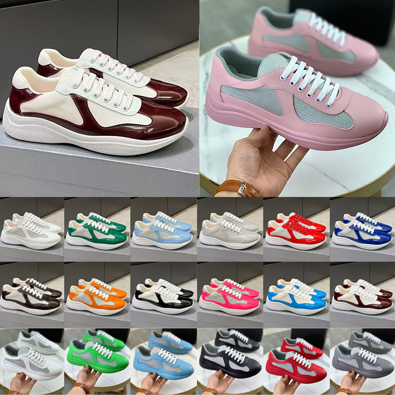 Designer American cup Casual shoes low top Sneakers Luxury Americas Fashion Rubber Sole Comfortable Shoes Walking shoe Free shipping