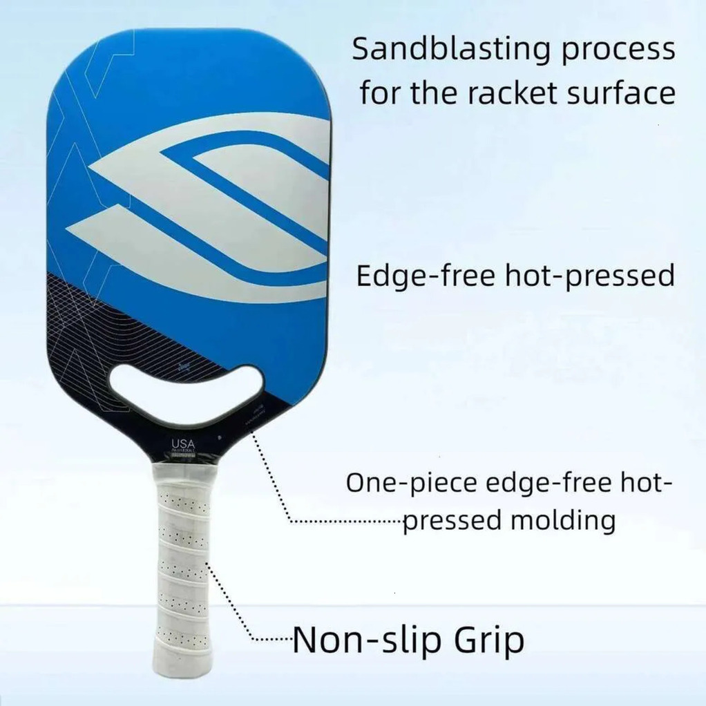 2026 New New Badminton Racket Selkirk Co Branded Tournament outdoor Grade Pickleball Full Set: Carbon Fiber Paddle Tennis Ball With Hot Press Techno