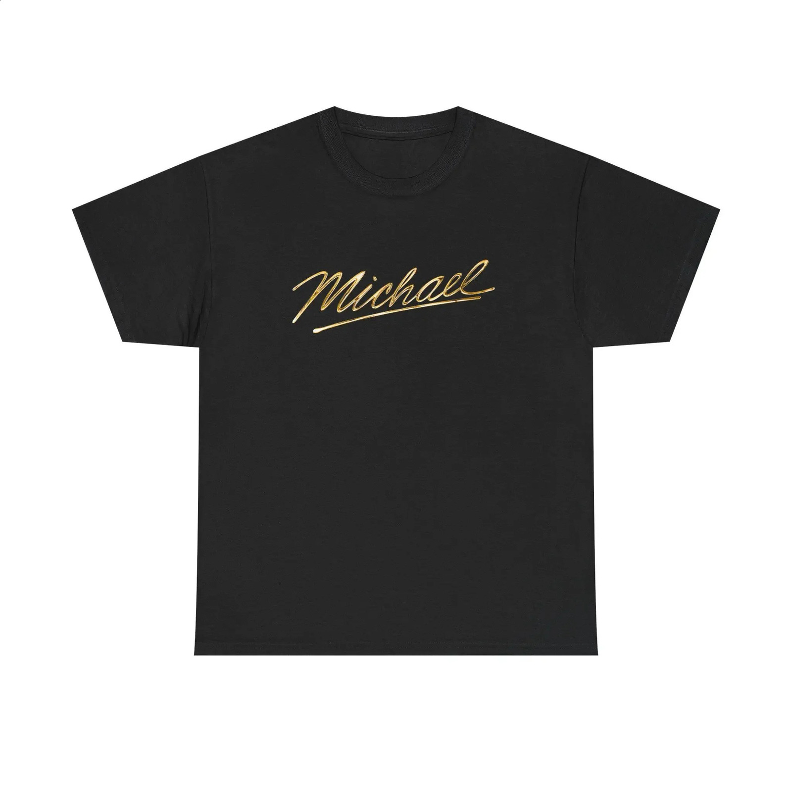 2026 Summer Michael Pop Letter Printed Mens Round Neck T-shirt Neutral 100Cotton Street Short Sleeve Suitable for Fans 260616BJ