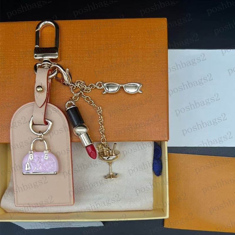 Fashion Bag Charms for Women's Bag Accessories Sold with box Packaging Keychains For Sales