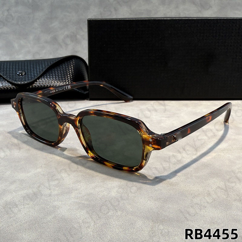 Sunglasses Luxury designer sunglasses Rimless Oval Sunglasses 4455 UV400 Protection Gradient Lens Retro Ultralight Metal Frame Unisex Fashion Shades