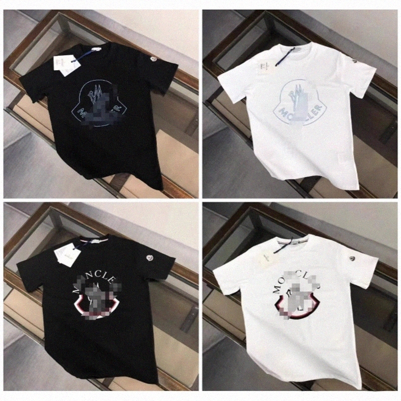 T-shirt de luxe T-shirts de créateurs pour hommes T-shirts d'été badge brodé Mode Casual avec lettre de marque de haute qualité yIVE #