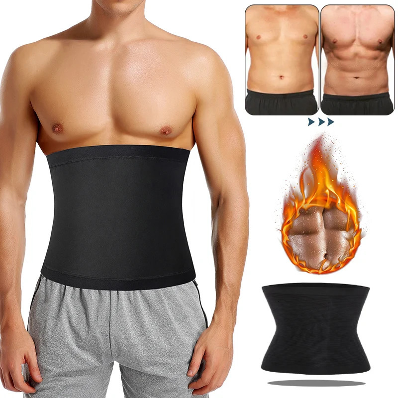 Mens Waist Trainer Body Shaper Belt Slimming Corset Belly Abdomen Fat Burning Weight Loss Shapewear 260609BANJIA