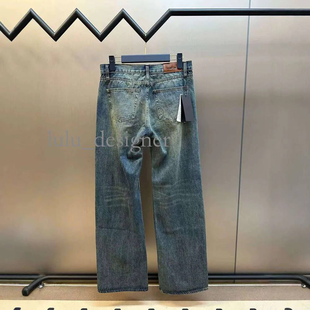 men for Designer Skateboard jeans Jeans With Horsebit Decoration Mens Cotton Denim Casual Pants jeans M260718