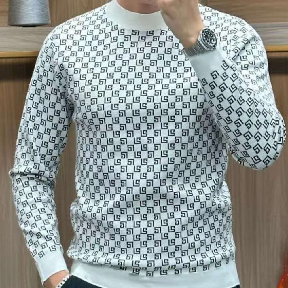Autumn Winter New Koreon Fashion Fleece Thicken Warm T Shirt Men Clothing O Neck Long Sleeve Casual Pullover Bottoming Tops