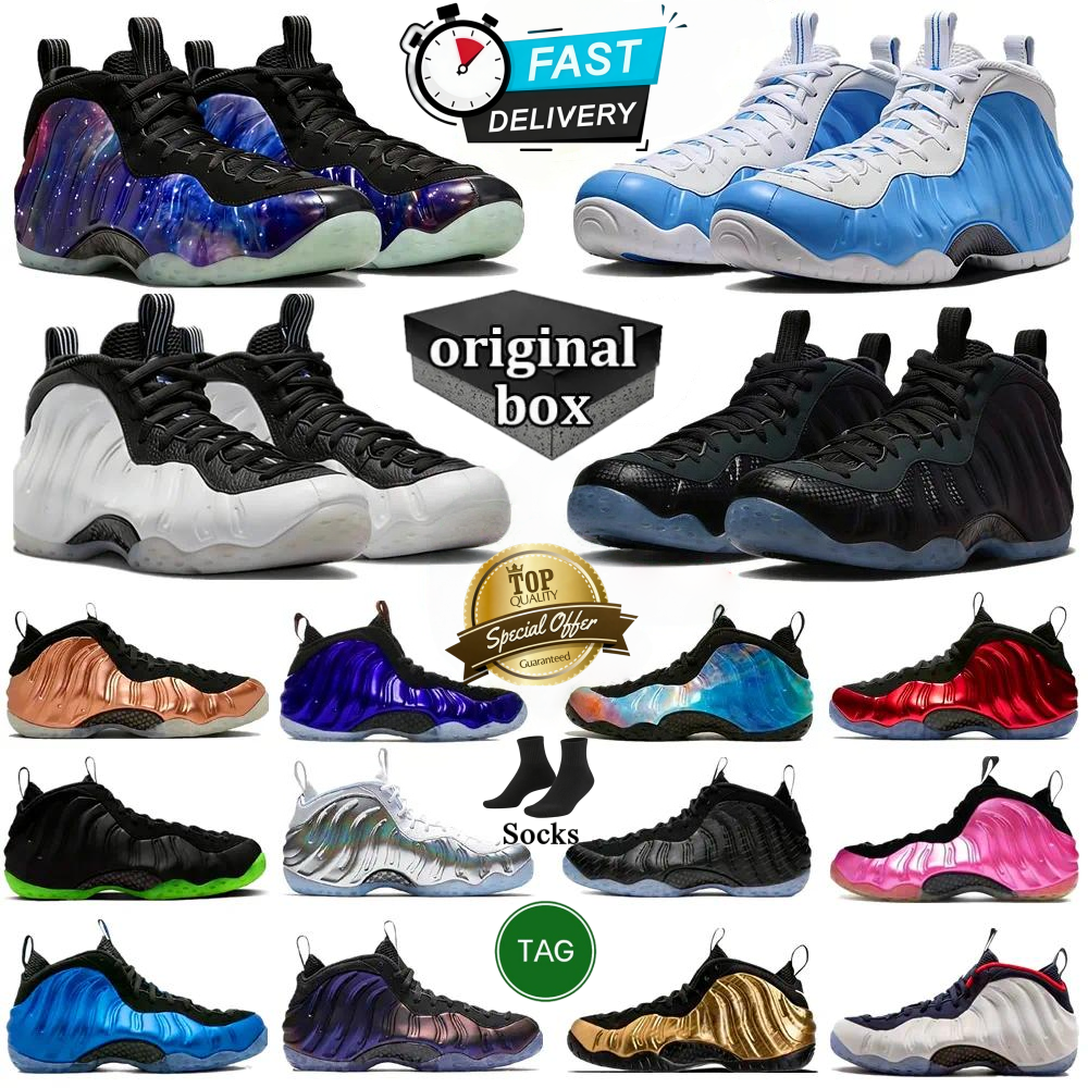 Chaussures de basket-ball de créateur Baskets pour hommes Galaxy Abalone Penny Royal Métallisé Rouge Anthracite Noir Volt Chrome Blanc Université