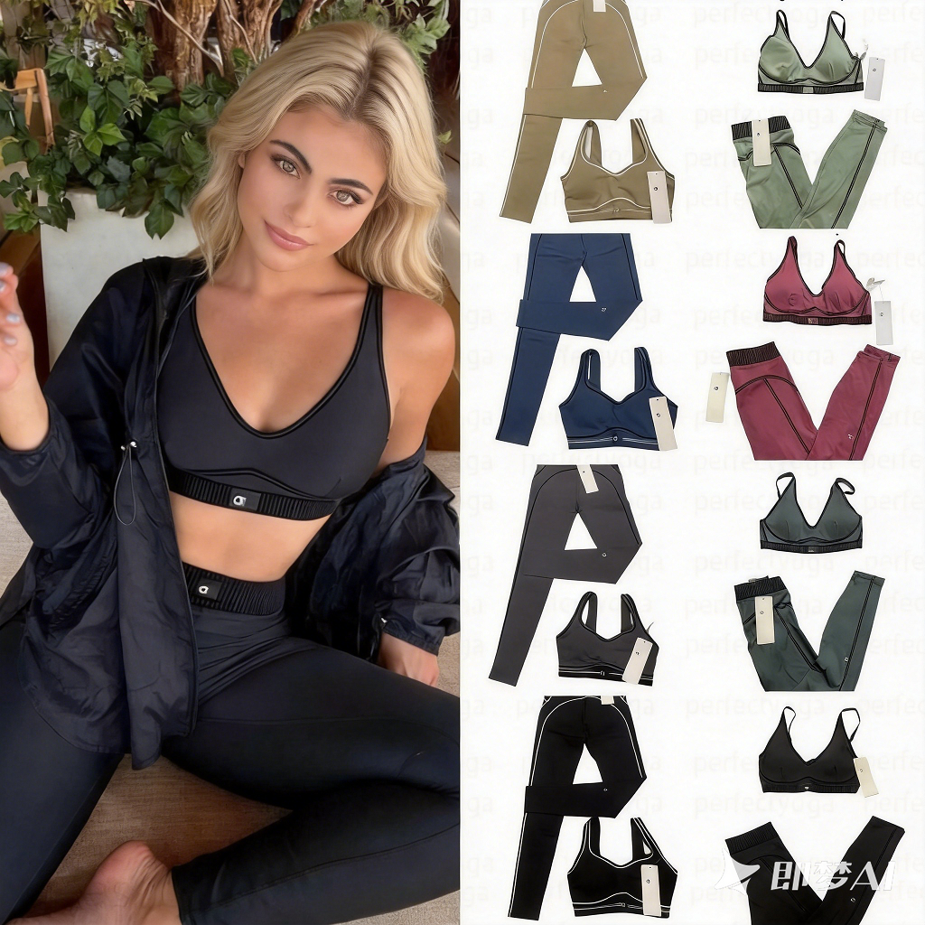 Women 2 Piece Sports Matching Set Minimalist High End Yoga Bra High Stretch Leggings Breathable Gym Pilates Workout Sportswear-image-1111135208