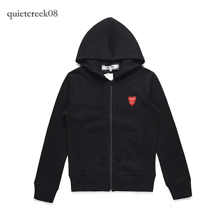 commes shirtplay shirtheart Tee Designer Sweater Men Women Classic Pullover Jersey play Embroidery Shirt Zip Up Tracksuits Love Heart commes Printed