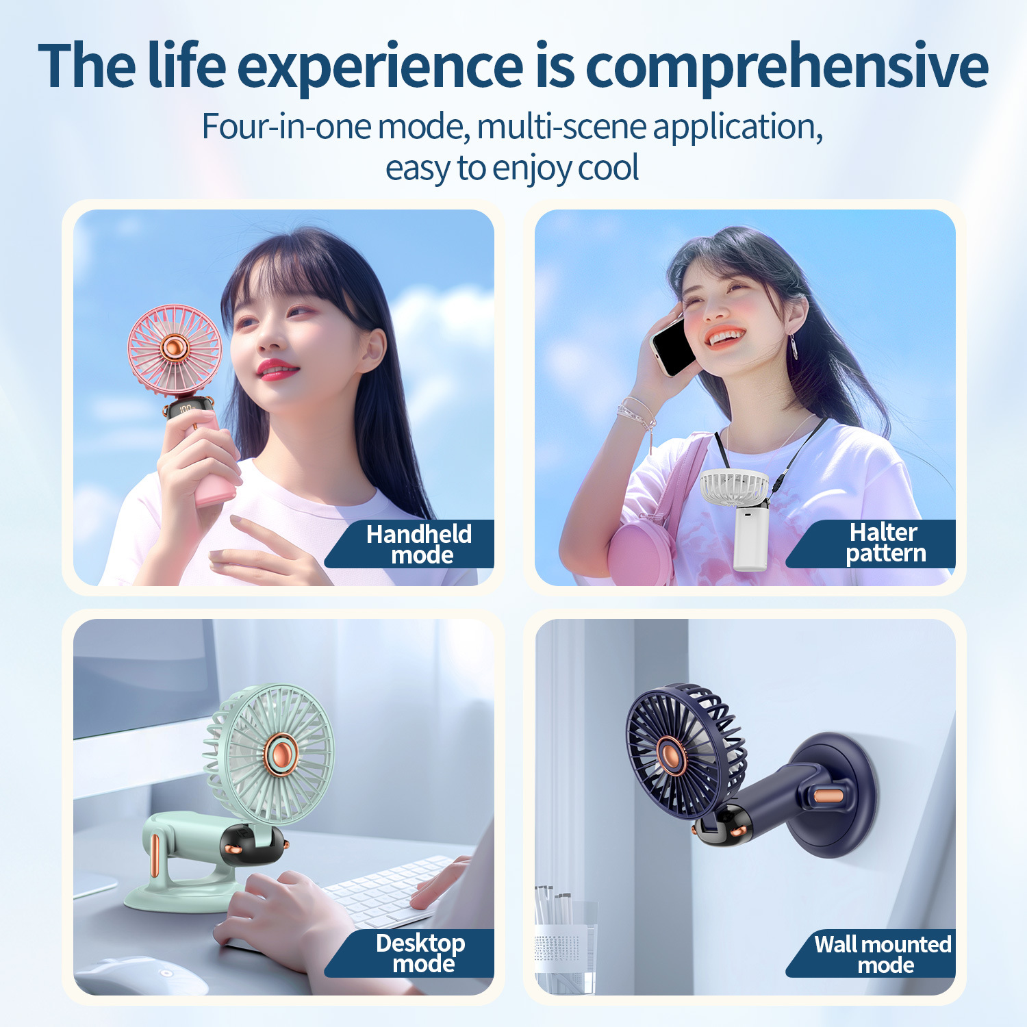 360 Degree Rotary Folding Fan Multiscene Usb Rechargeable Small Fan-image-1111282175
