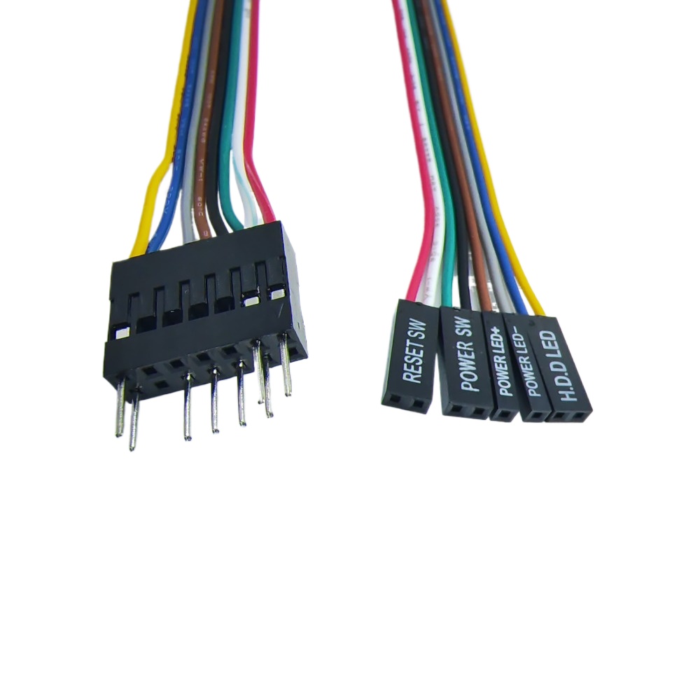 Power Switch DuPont Adapter Cable 8Pin for ATX Motherboard Lenovo PC Host Case Front Panel 20cm-image-1111168135