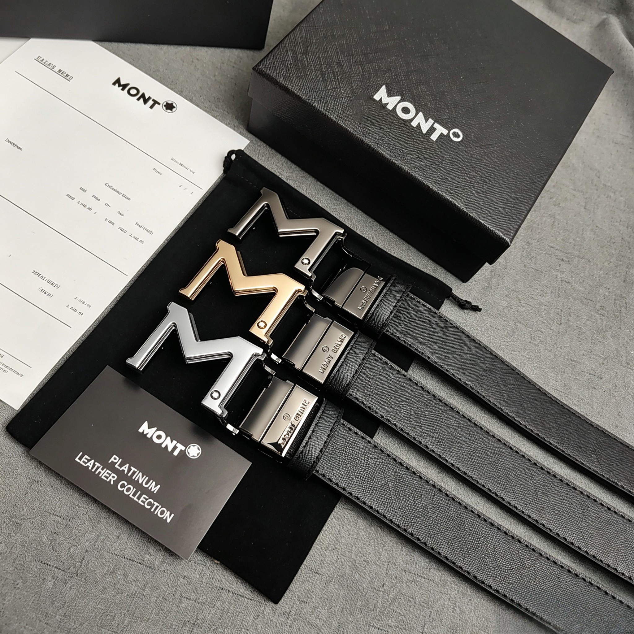 Designer Belt Business Belt Men casual Upscale Black Fashion needle buckle Belts MB With white star logo Mont genuine leather belt Silver Glossy Buc