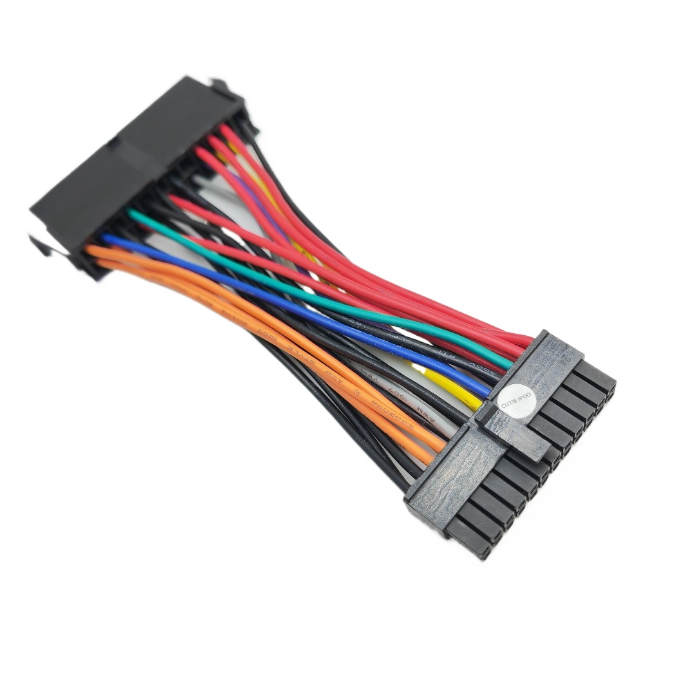 1 PCS ATX PSU Standard 24Pin Female to Mini 24P Male Internal Power Adapter Converter Cable For DELL 780 980 760 960 PC-image-1111153424