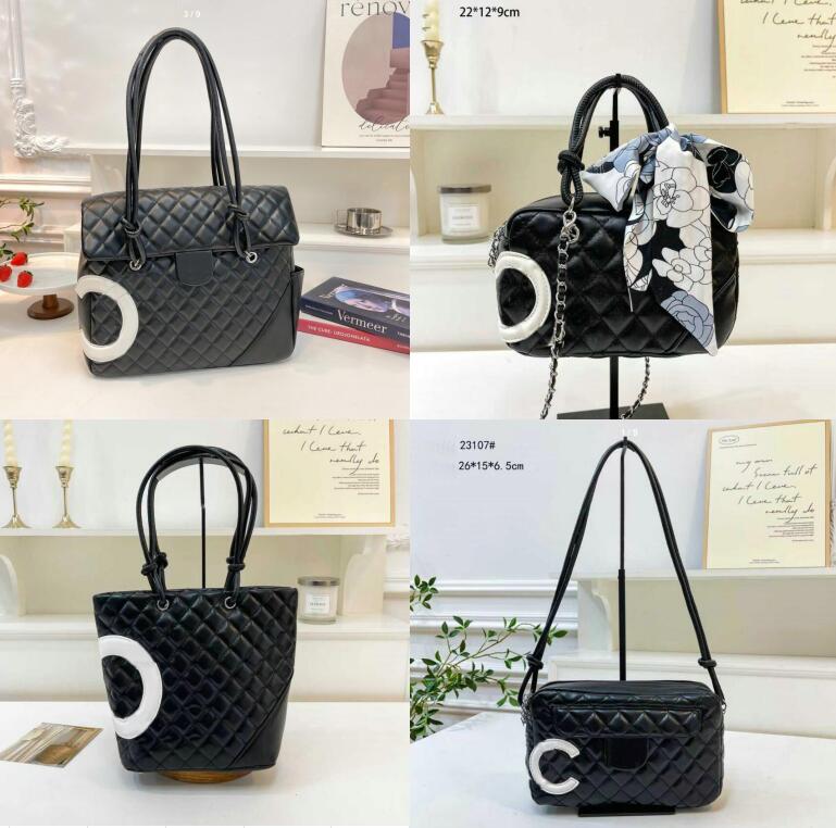 designer Commuter Women's shoulder bags tote Boston Large Capaci Bowling Soft Square PU Leather Faionable oulder Crossbody Bag