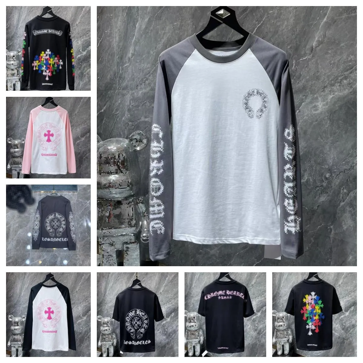 Chemise chromée Designer Cross chemise Chromelys de haute qualité Sweatshirts à manches longues Hip Hop Pull à capuche Sweats à capuche de mode t