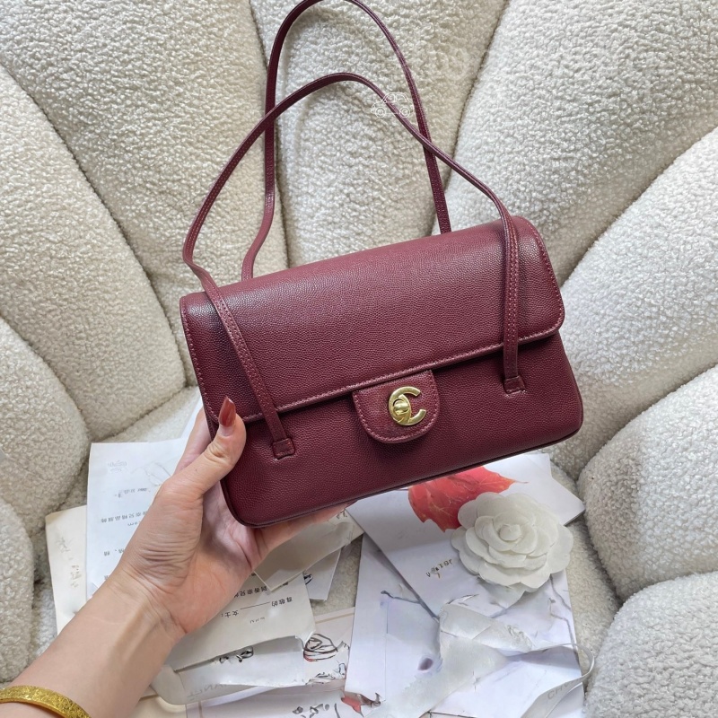 Sac seau de luxe fabriqué à la main pour femmes, sac à main en cuir verni de haute qualité, pochette de soirée élégante pour son sac CC